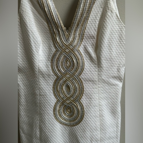 NEW Lilly Pulitzer Valli Shift Dress in Resort White Women’s 0 Resortwear - Picture 6 of 13